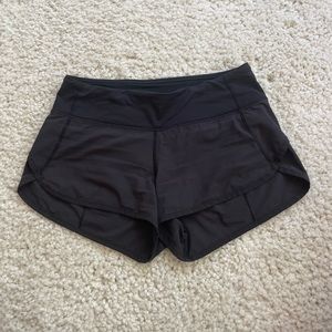 Lulu Black Speed Up Shorts